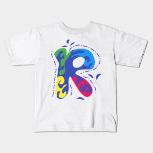 Letter R Kids T-Shirt